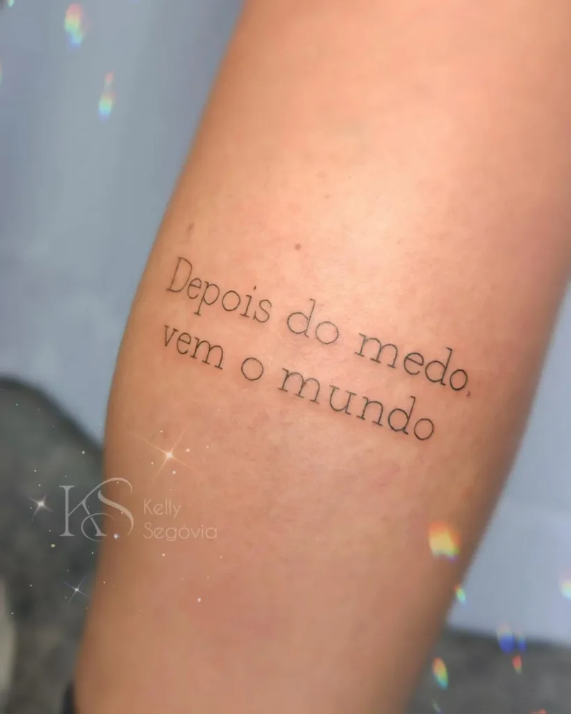 Depois do medo vem o mundo