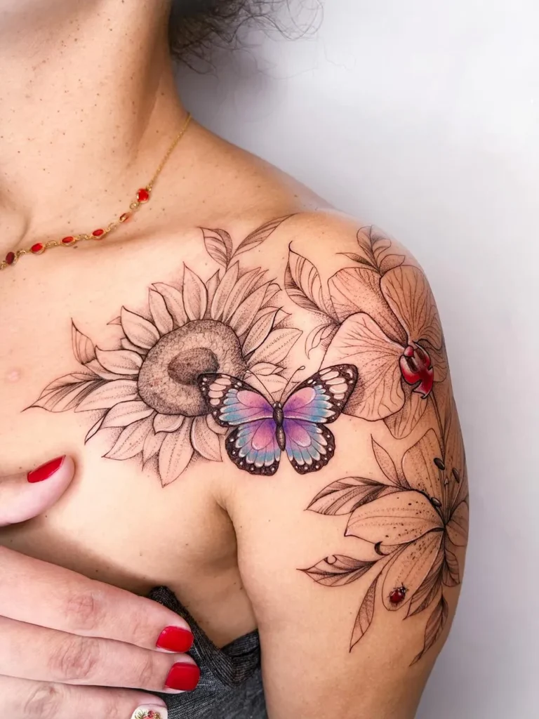 Floral ombro