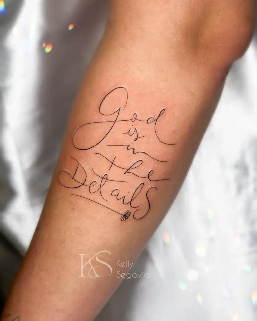 God is in details