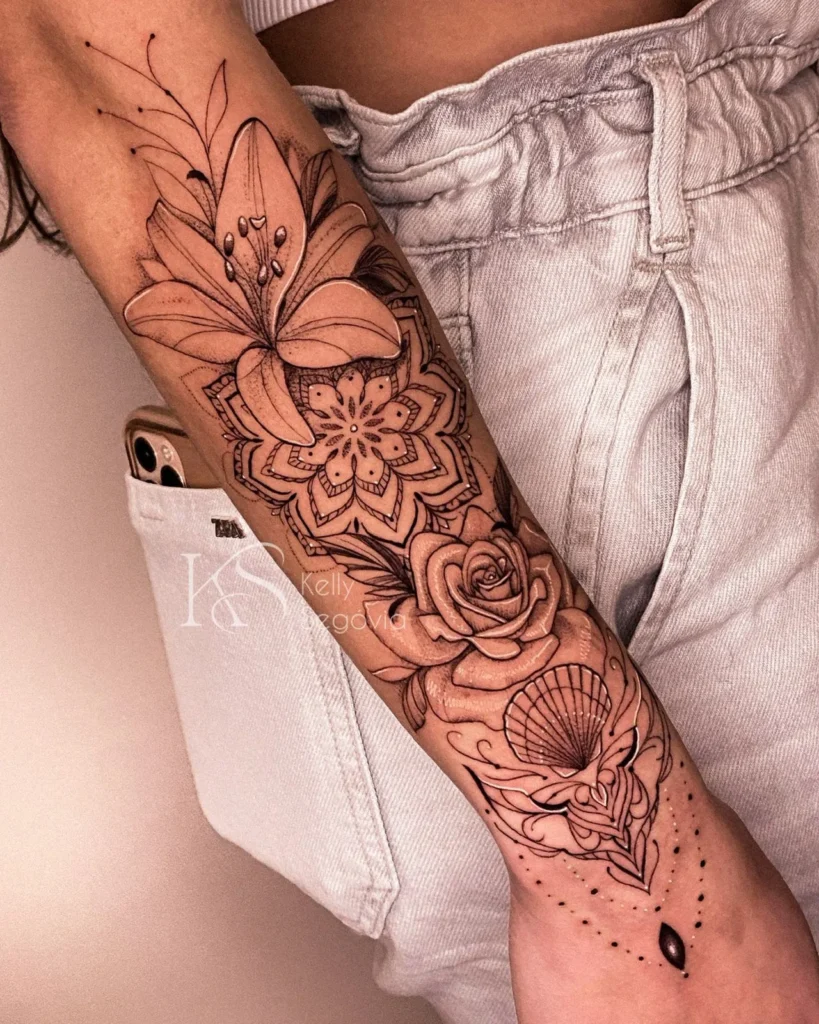 Mandala e lírio